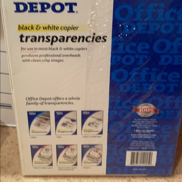 office depot Office 0 Pack Transparencies For Bw Copiers New By Office Depot Poshmark